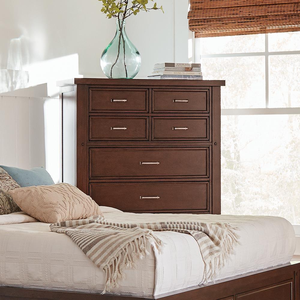 Barstow 8-Drawer Rectangular Chest Pinot Noir - Ella Furniture