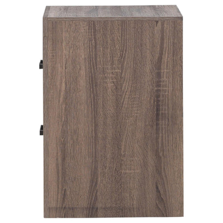 Brantford 2-Drawer Nightstand Barrel Oak - Ella Furniture
