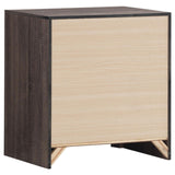 Brantford 2-Drawer Nightstand Barrel Oak - Ella Furniture