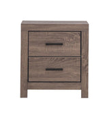 Brantford 2-Drawer Nightstand Barrel Oak - Ella Furniture
