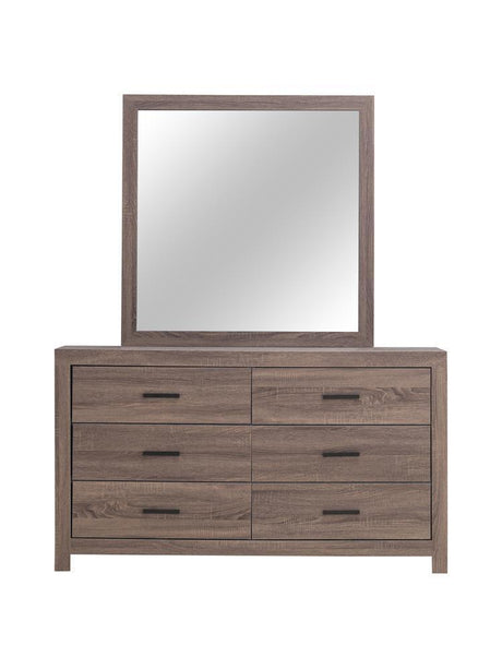 Brantford 6-Drawer Dresser Barrel Oak - Ella Furniture