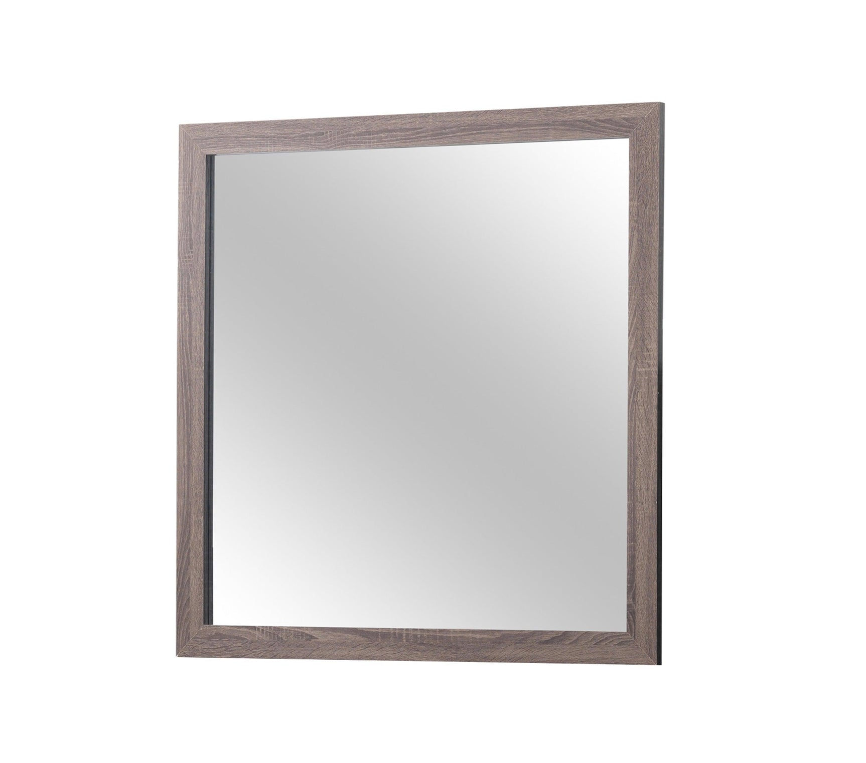 Brantford Rectangle Dresser Mirror Barrel Oak - Ella Furniture
