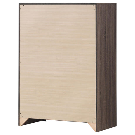 Brantford 4-Drawer Chest Barrel Oak - Ella Furniture