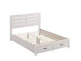 Brantford Eastern King Storage Bed Coastal White - Ella Furniture