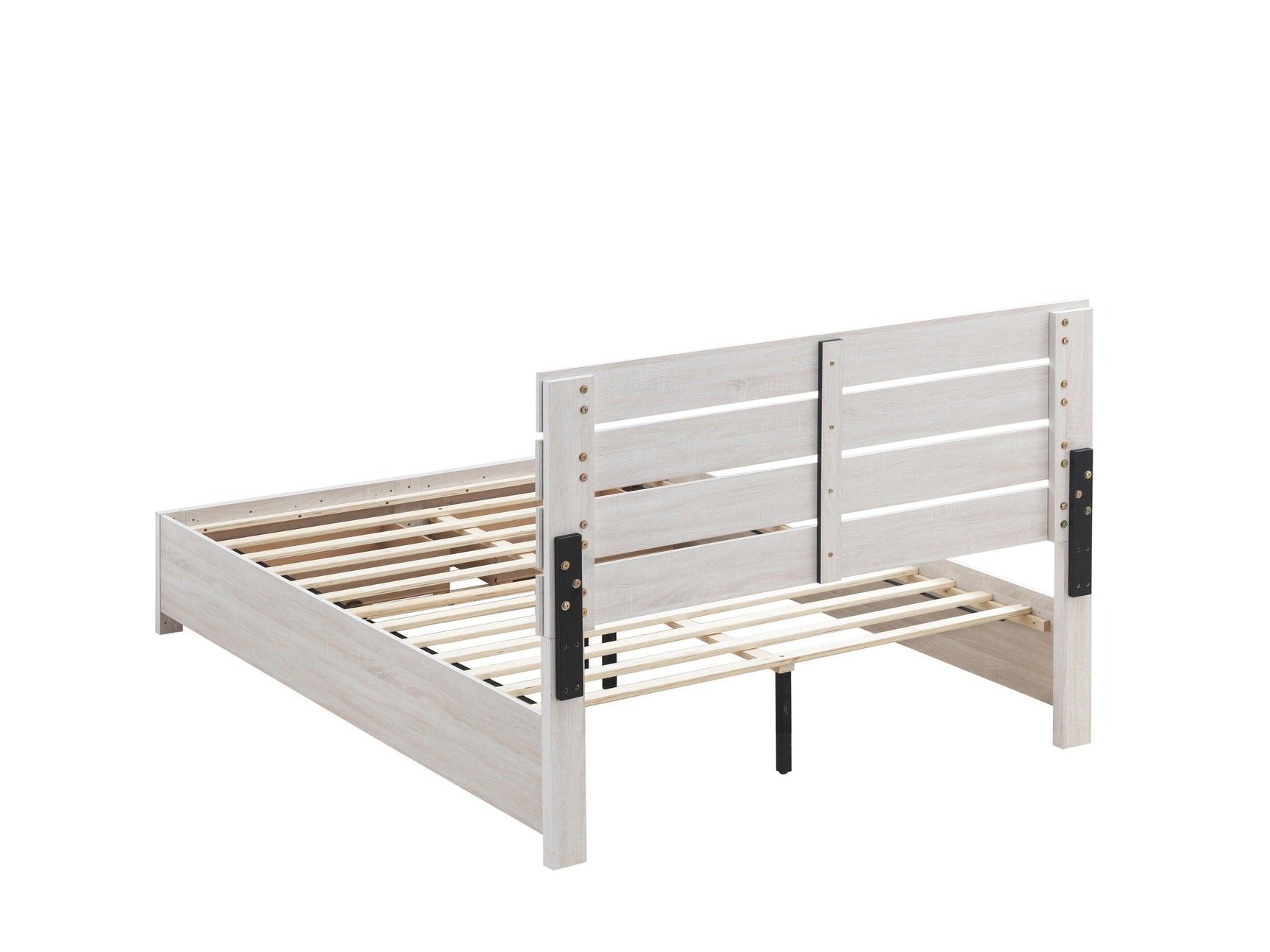 Brantford Eastern King Storage Bed Coastal White - Ella Furniture