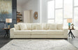Lindyn Ivory 3-Piece Sectional - Ella Furniture