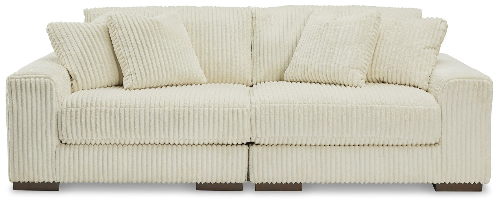 Lindyn Ivory 2-Piece Sectional Sofa - Ella Furniture