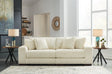 Lindyn Ivory 2-Piece Sectional Sofa - Ella Furniture