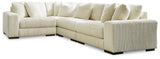 Lindyn Ivory 4-Piece Sectional - Ella Furniture