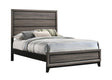 Watson Full Panel Bed Grey Oak - Ella Furniture