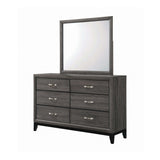 Watson Mirror Grey Oak - Ella Furniture