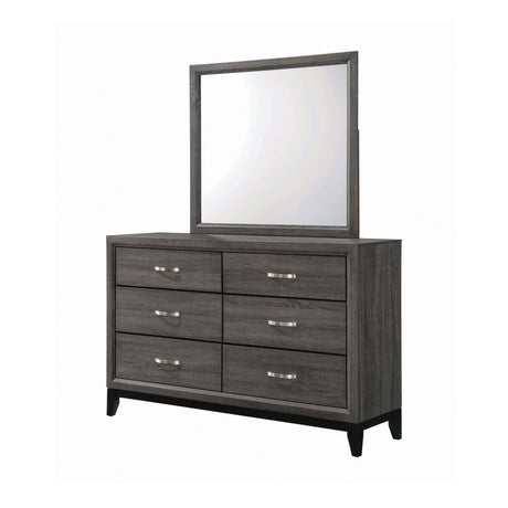 Watson Mirror Grey Oak - Ella Furniture