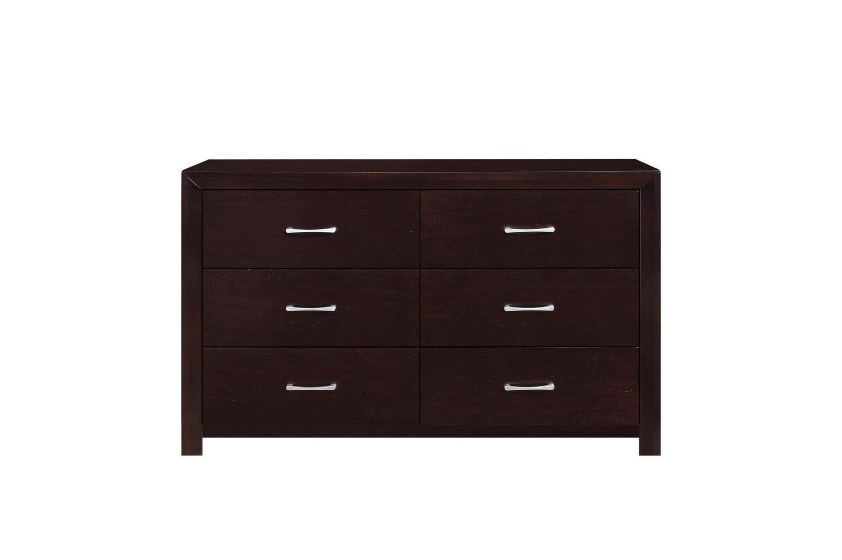 Edina Espresso Faux Veneer Engineered Wood Faux Leather Upholstered Tufted Youth Panel Bedroom Set - Ella Furniture