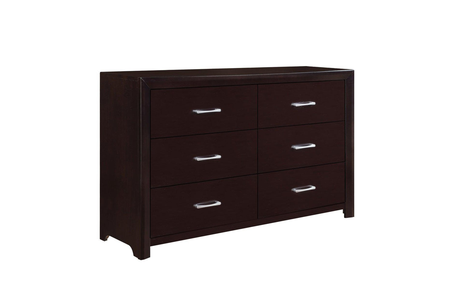 Edina Espresso Faux Veneer Engineered Wood Faux Leather Upholstered Tufted Youth Panel Bedroom Set - Ella Furniture