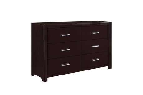 Edina Espresso Faux Veneer Engineered Wood Faux Leather Upholstered Tufted Youth Panel Bedroom Set - Ella Furniture