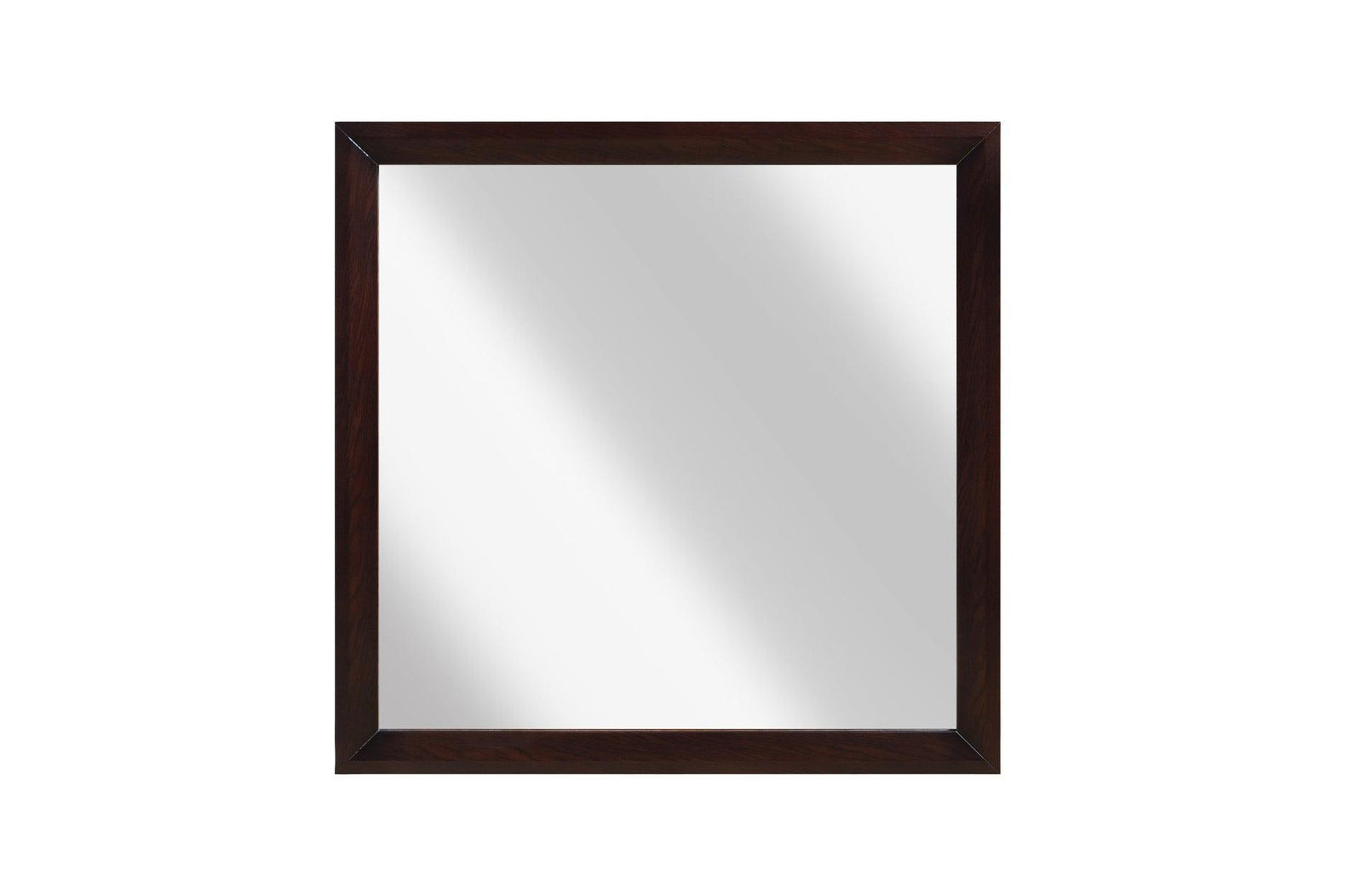 Edina Espresso Faux Veneer Engineered Wood Faux Leather Upholstered Tufted Youth Panel Bedroom Set - Ella Furniture