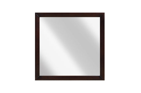 Edina Espresso Faux Veneer Engineered Wood Faux Leather Upholstered Tufted Youth Panel Bedroom Set - Ella Furniture