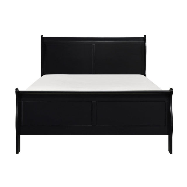 Mayville Black Wood Modern Traditional Okume Veneer Wood And Engineered Wood Full Bed - Ella Furniture