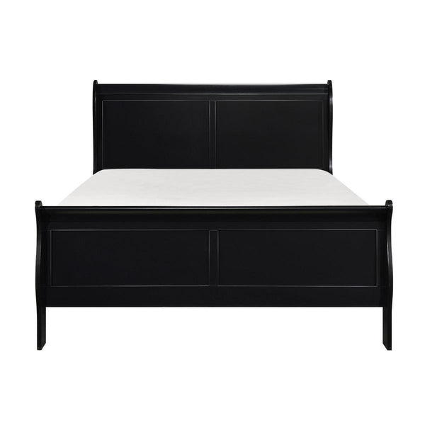 Mayville Black Cherry Modern Traditional Okume Veneer Wood And Engineered Wood King Queen Bed - Ella Furniture