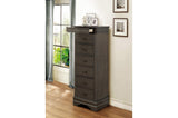 Mayville Stained Gray Modern Traditional Solid Wood Sleigh Bedroom Set - Ella Furniture