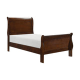 Mayville Brown Modern Traditional Okume Veneer Wood And Engineered Wood Twin Bed - Ella Furniture