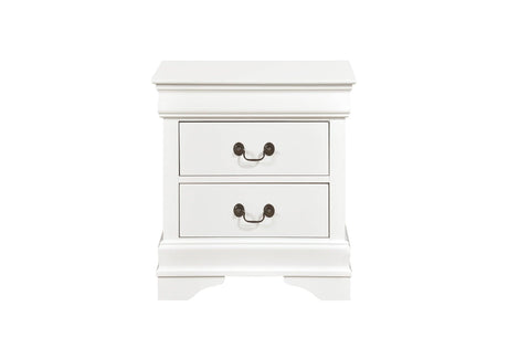 Mayville White Modern Traditional Okume Veneer Engineered Wood Sleigh Bedroom Set - Ella Furniture