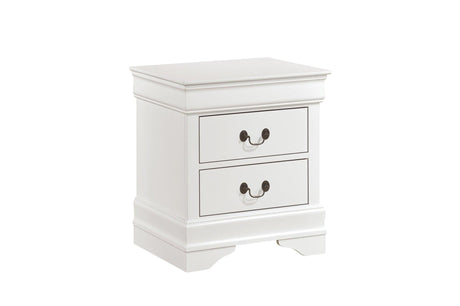 Mayville White Modern Traditional Okume Veneer Engineered Wood Sleigh Bedroom Set - Ella Furniture