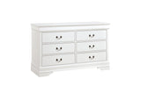 Mayville White Modern Traditional Okume Veneer Engineered Wood Sleigh Bedroom Set - Ella Furniture