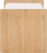 Waverly Cream Boucle Fabric Bench 177Cream - Ella Furniture
