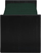 Waverly Green Boucle Fabric Bench 178Green - Ella Furniture