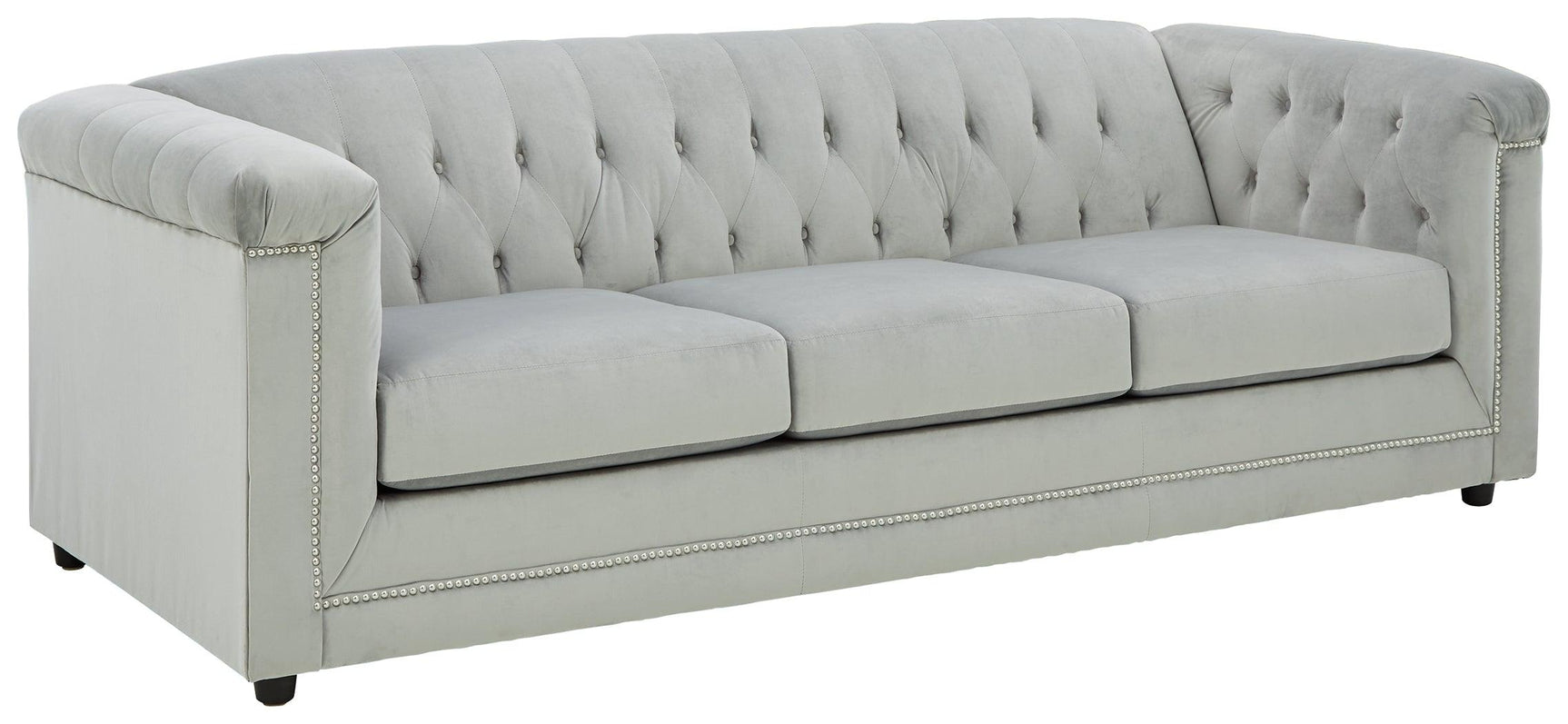 Josanna Navy Velvet Sofa - Ella Furniture