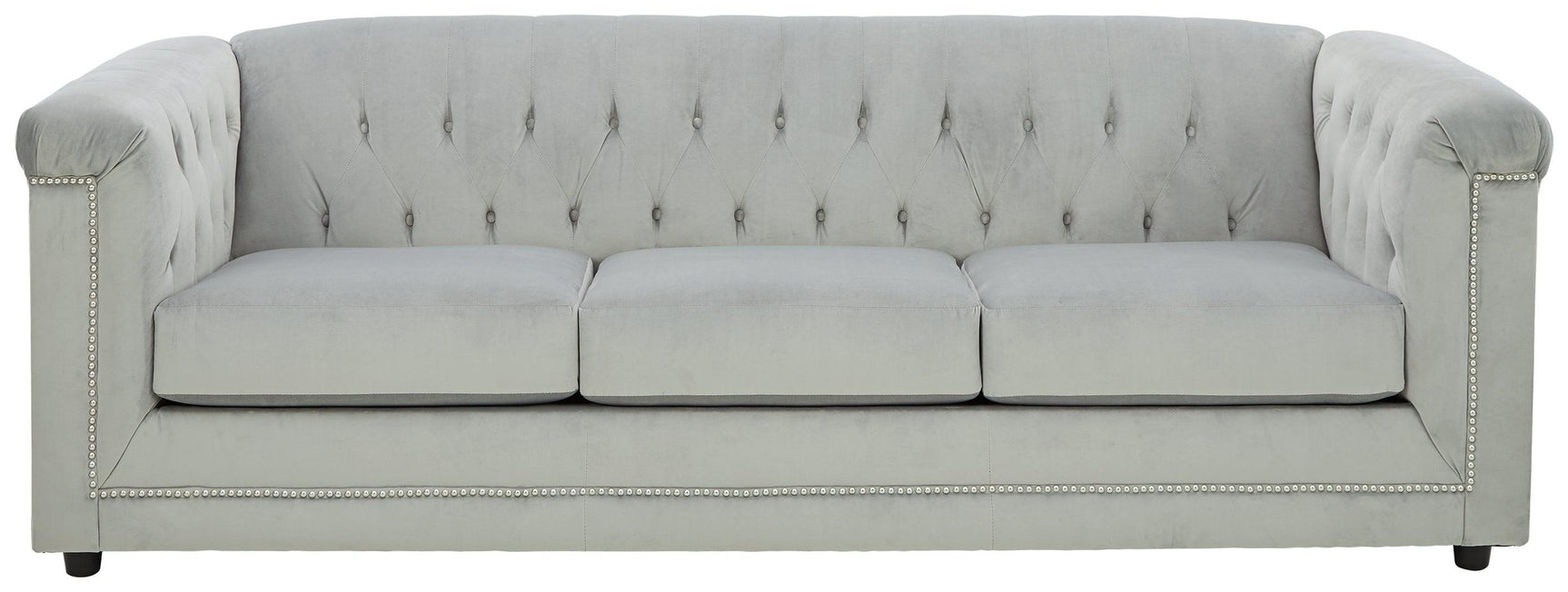 Josanna Navy Velvet Sofa - Ella Furniture