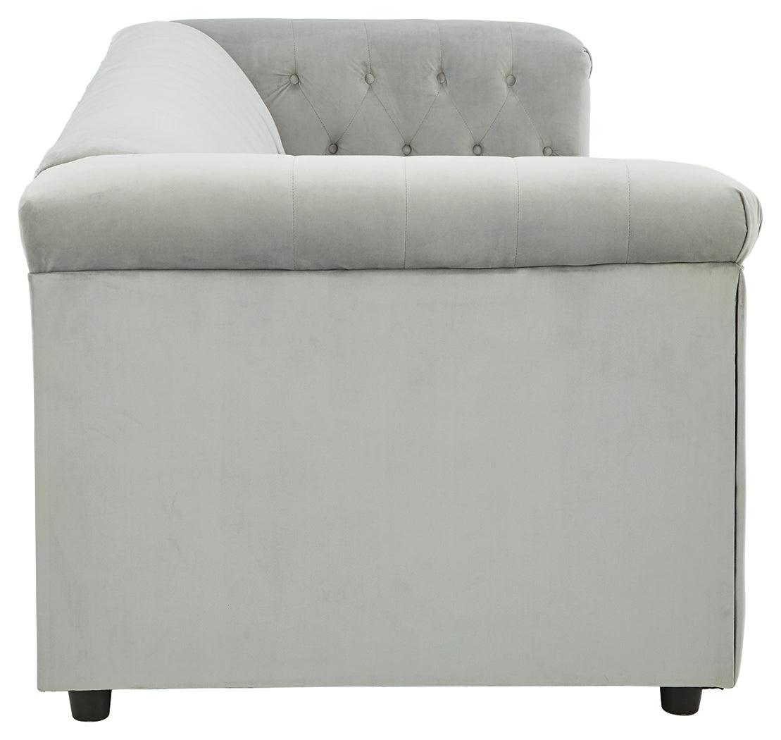 Josanna Navy Velvet Sofa - Ella Furniture