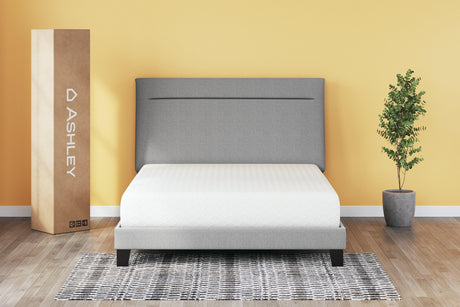 10 Inch Chime Memory Foam White Queen Mattress In A Box - Ella Furniture