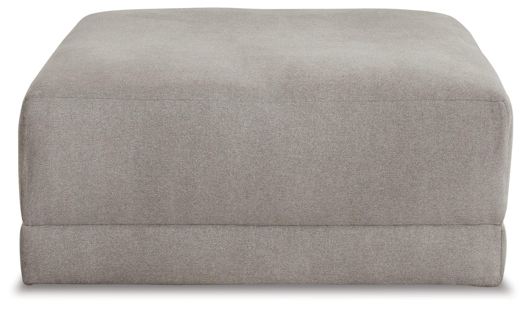 Katany Shadow Chenille Oversized Accent Ottoman - Ella Furniture