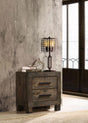 Woodmont 2-Drawer Nightstand Rustic Golden Brown - Ella Furniture