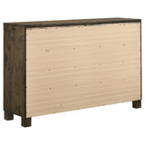 Woodmont 8-Drawer Dresser Rustic Golden Brown - Ella Furniture