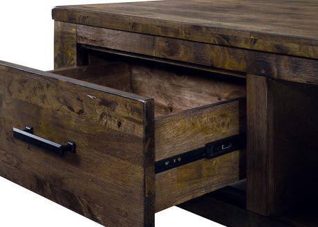 Woodmont 8-Drawer Dresser Rustic Golden Brown - Ella Furniture