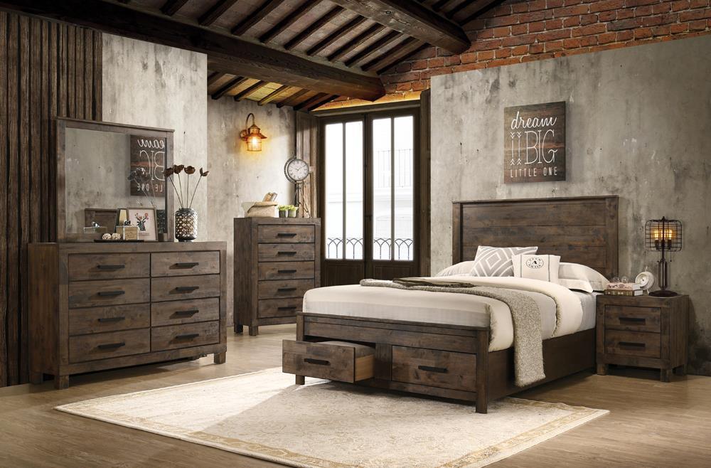 Woodmont 8-Drawer Dresser Rustic Golden Brown - Ella Furniture
