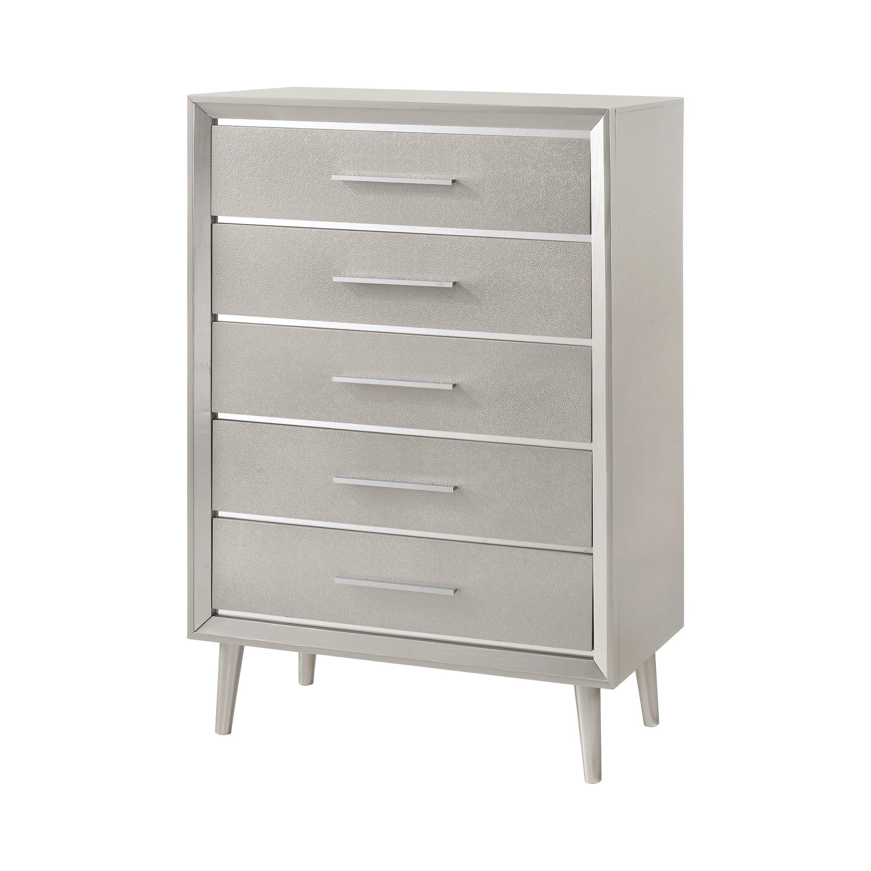 Ramon 6-Drawer Dresser Metallic Sterling - Ella Furniture