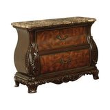 Exeter 2-Drawer Nightstand Dark Burl - Ella Furniture