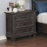 Atascadero Queen 2-Drawer Storage Bed Weathered Carbon - Ella Furniture