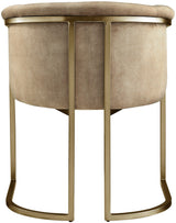 Tierra Beige Velvet Dining Chair - Ella Furniture
