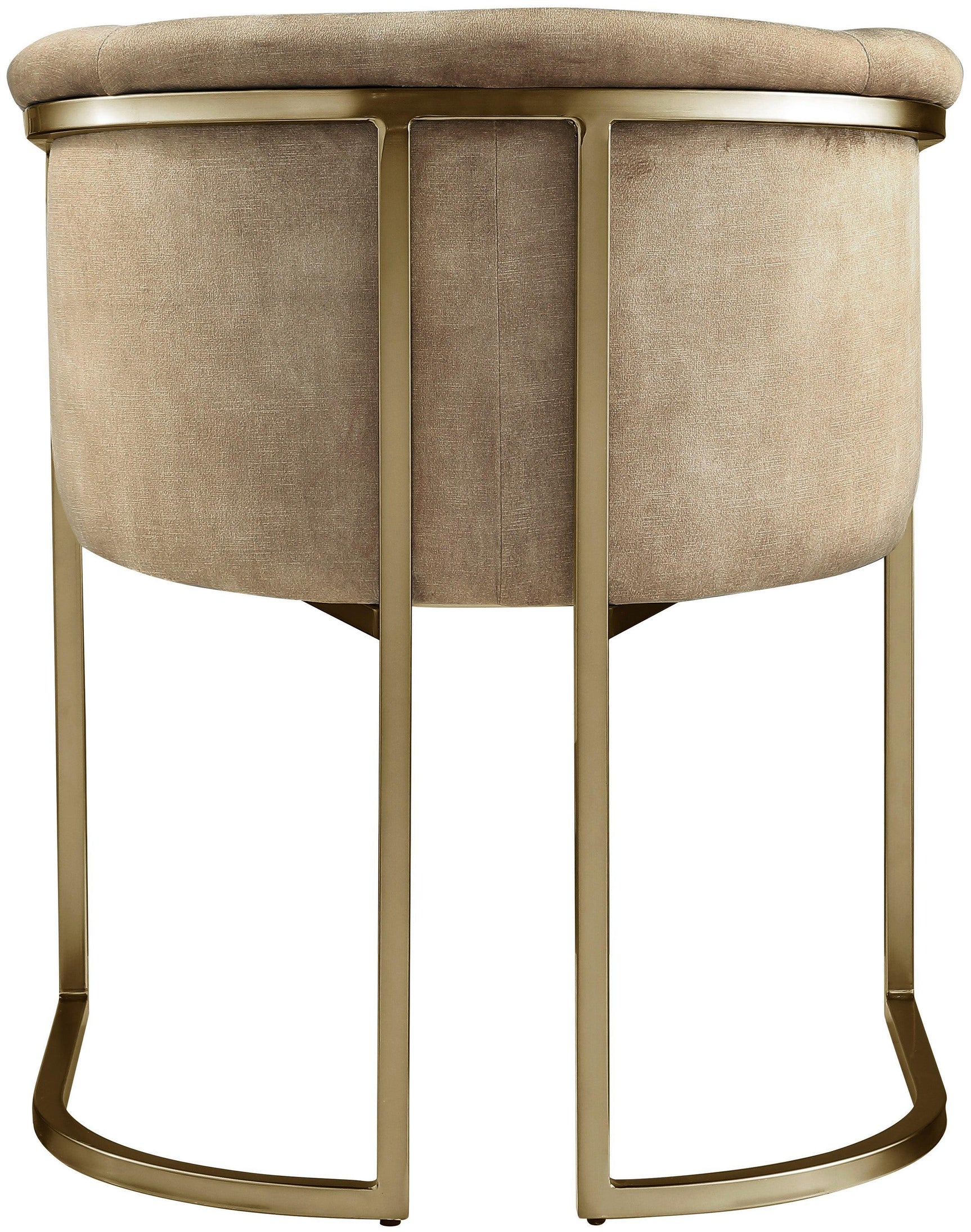Tierra Beige Velvet Dining Chair - Ella Furniture