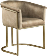 Tierra Beige Velvet Dining Chair - Ella Furniture