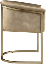 Tierra Beige Velvet Dining Chair - Ella Furniture