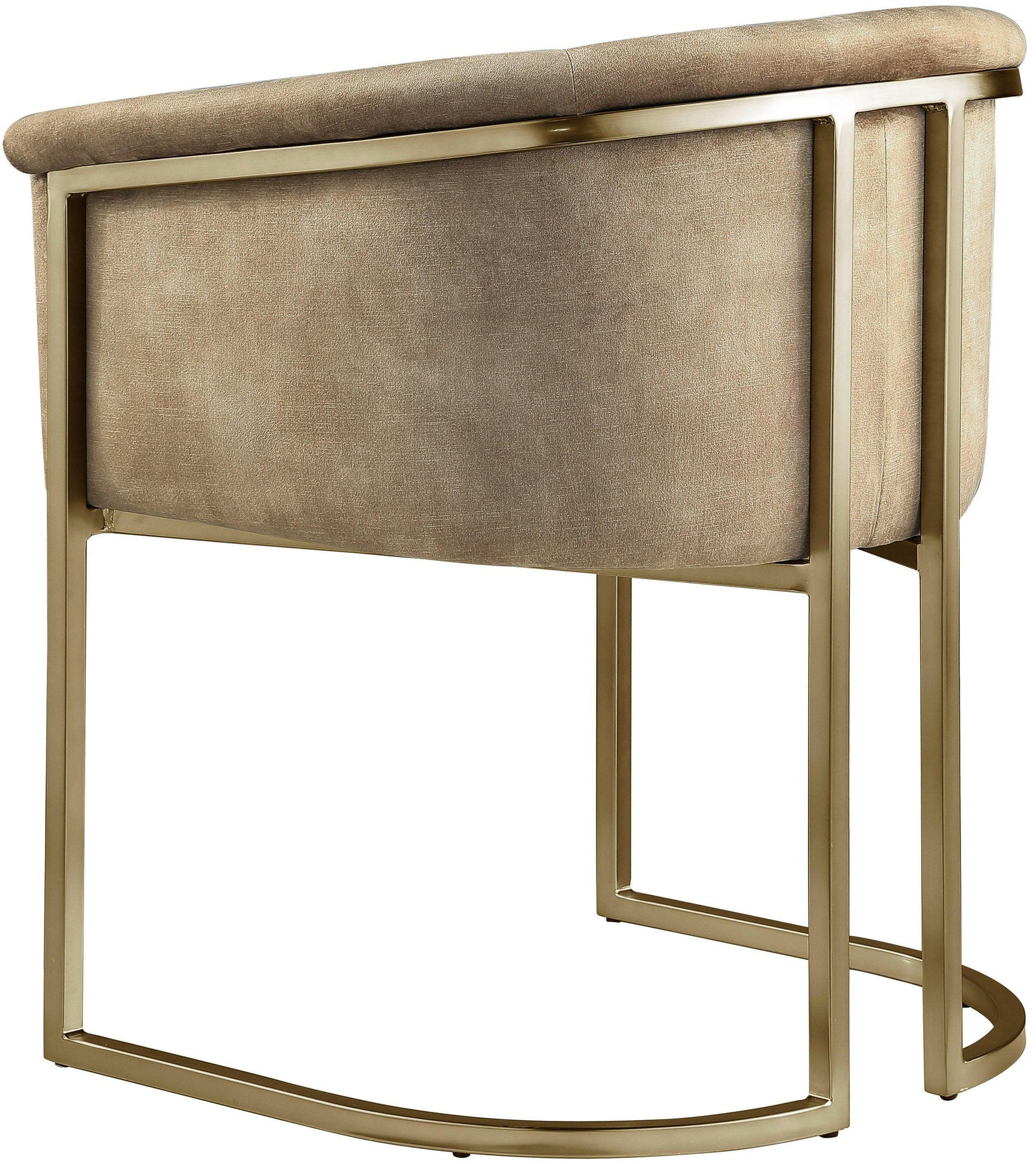 Tierra Beige Velvet Dining Chair - Ella Furniture