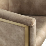 Tierra Beige Velvet Dining Chair - Ella Furniture