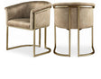 Tierra Beige Velvet Dining Chair - Ella Furniture
