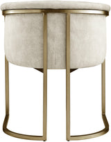 Tierra Cream Velvet Dining Chair - Ella Furniture